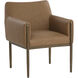 Olea Milliken Cognac Lounge Chair
